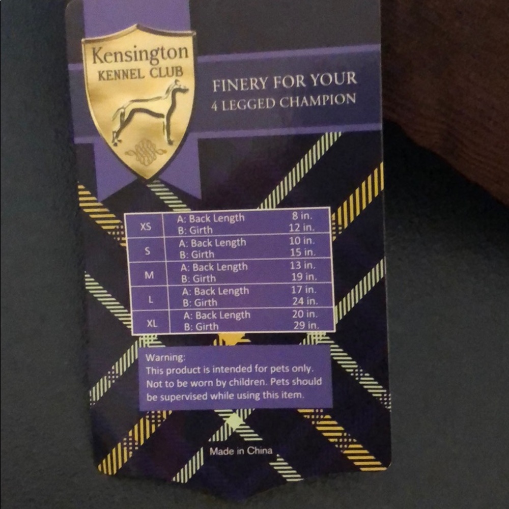 Kensington Kennel Club Pet Clothing - Picture 4 of 4